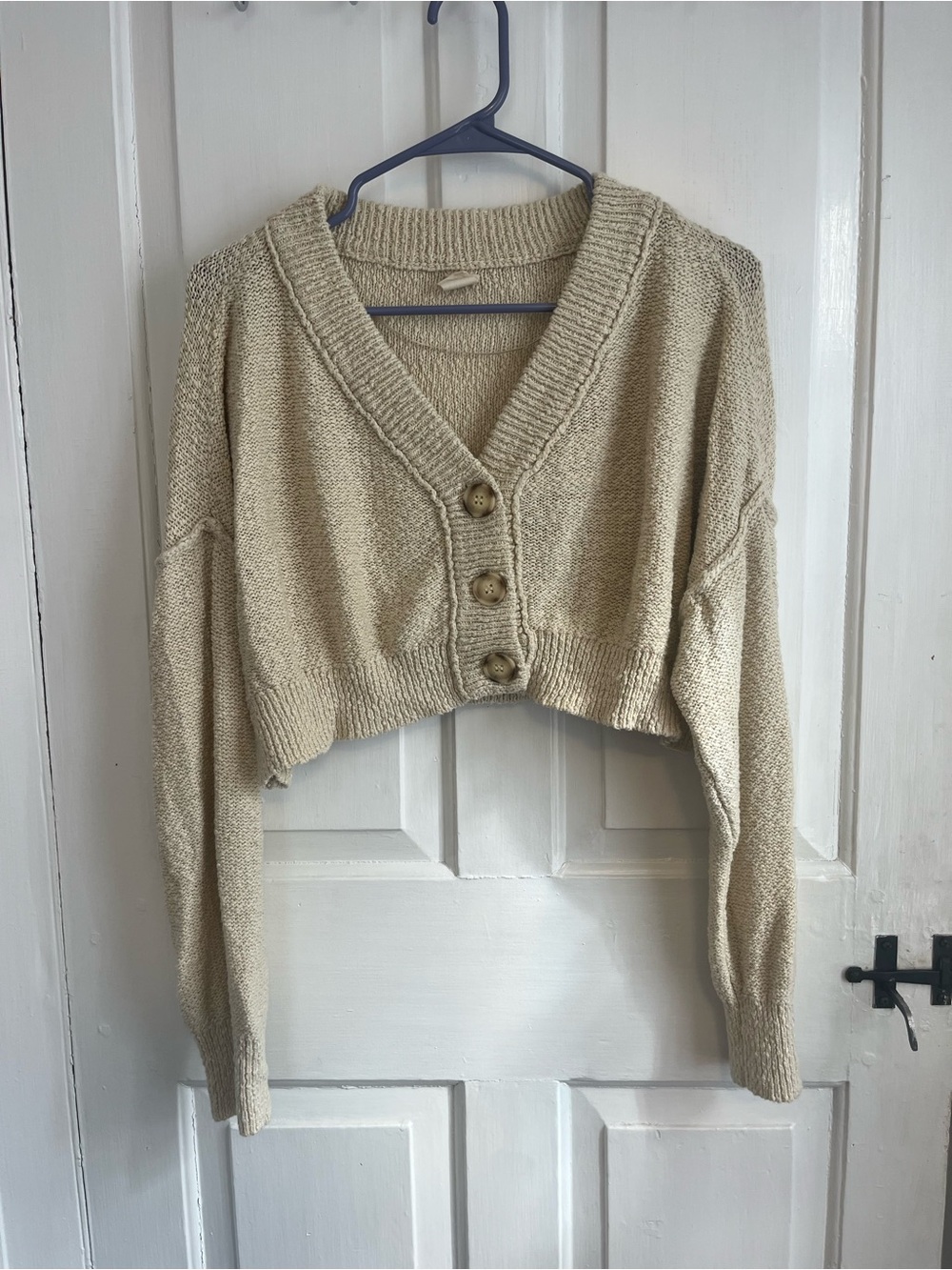 knit oat cardigan